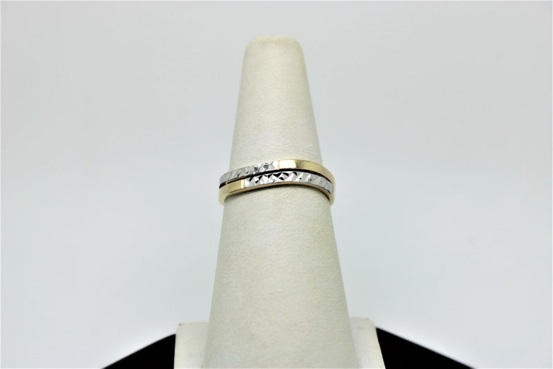 2 tone gold ring