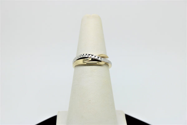 2 tone gold ring