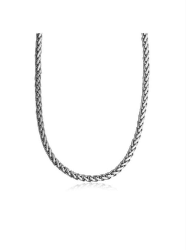 Chaine à mailles Franco en acier inoxydable