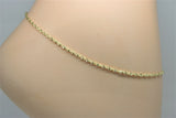 Singapor gold ankle chain