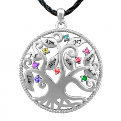 Family tree of life pendant